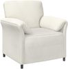 vidaXL 1-Sitzer Sofa Creme 88 x 83 x 95 cm Samt 42033933 Bild 2