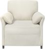 vidaXL 1-Sitzer Sofa Creme 88 x 83 x 95 cm Samt 42033933 Bild 3