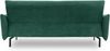 DOMO. collection Sofa 700 003, 2-Sitzer Liege, Rechteckig, Schlaffunktion, Füße mit Filzgleitern, 2er Couch, Polstergarnitur, 234 x 95 x 102 cm (BxTxH), dunkelgrün Bild 5