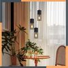 Nettlife Pendelleuchte Esszimmer Glas Vintage 3 flammig E27 Schwarz Retro Pendellampe, LED wechselbar, für Esstischen, Kücheninseln, Theken oder Bars Bild 4