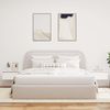 vidaXL Wand-Nachttische mit LED-Leuchten 2 Stk. Weiß 860212 Bild 4