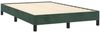 vidaXL Boxspringbett mit Matratze Dunkelgrün 120x190 cm Samt 3269828 Bild 4