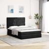 vidaXL Ottoman-Bett mit Matratzen Schwarz 140x200 cm Samt 3313549 Bild 3