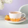 Villeroy & Boch Fleur Soleil Kaffeetasse mit Untertasse 160 ml 6er Set Bild 2