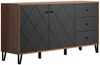 Places of Style Sideboard Molveno (1 St), außergewöhnliches Design mit strukturierten Fronten, Soft-Close Bild 4