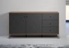 Places of Style Sideboard Molveno (1 St), außergewöhnliches Design mit strukturierten Fronten, Soft-Close Bild 5