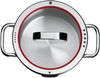 WMF 'Function 4' Topf-Set, Cromargan Edelstahl silber, Bratentopf (2,5l), Fleischtöpfe (1,9l), (3,9l), (5,7l) Bild 2