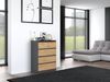 ibonto Kommode Elegantes Sideboard mit Grifflosen Schubladen, Robuste Verarbeitung Bild 2