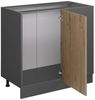 Eckunterschrank R-Line Artisan-Eiche 86 cm ohne Arbeitsplatte Vicco Bild 3