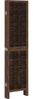 vidaXL 6-tlg. Raumteiler Dunkelbraun Massivholz Paulownia 358665 Bild 5