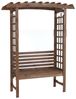 MCW Gartenbank MCW-Q21, Eleganter Rosenbogen mit integrierter Sitzbank Bild 2