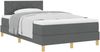 vidaXL Boxspringbett mit Kissen Dunkelgrau 120 x 200 cm Stoff 3338987 Bild 2