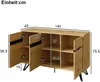 Sideboard, Breite 140cm, Wohnzimmerschrank, Mehrzweckschrank, Küchenschrank, Aufbewahrungsschrank Bild 5