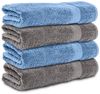 Komfortec Badetücher 100% Baumwolle, 470 g/m², Frottee (4-St), Handtücher 70x140 cm Set, Weich Bild 5