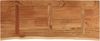 vidaXL Baumkante ohne Halterungen, Massivholz Akazie natur, 100 x 40 x 2,5 cm Bild 5
