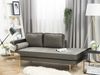 Chaiselongue Samtstoff taupe linksseitig MIRAMAS Bild 3