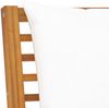 vidaXL Gartenbank 114,5 cm mit Creme Kissen Massivholz Akazie 311838 Bild 5