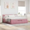 vidaXL Ottoman-Bett mit Matratze Rosa 180x200 cm Samt 3311722 Bild 3