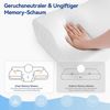 Elegear Nackenstützkissen nackenkissen orthopädisch, memory foam kissen, orthopädisches kissen, Füllung: Memory Foam, Bauchschläfer, Rückenschläfer, Seitenschläfer, 60 x 34cm Ergonomisches Schlafkissen mit Kissenbezug Bild 3