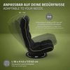 ML-DESIGN Sessel Gaming Bodenstuhl ergonomisch Gaming Sessel 360°drehbar Relaxsessel, Bodensessel Schwarz-Grün verstellbare Rückenlehne klappbar Sessel Bild 4
