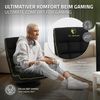 ML-DESIGN Sessel Gaming Bodenstuhl ergonomisch Gaming Sessel 360°drehbar Relaxsessel, Bodensessel Schwarz-Grün verstellbare Rückenlehne klappbar Sessel Bild 3