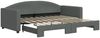vidaXL Tagesbett Ausziehbar Dunkelgrau 90x190 cm Stoff 3197199 Bild 2