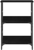 vidaXL Bücherregal Schwarz Eichen-Optik 50 x 33 x 82 cm Holzwerkstoff 863545 Bild 5