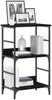 vidaXL Bücherregal Schwarz Eichen-Optik 50 x 33 x 82 cm Holzwerkstoff 863545 Bild 3