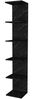 Wandregal Surahammar 180x35x32 cm Marmoroptik, schwarz [en. casa] Bild 4