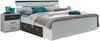 Bettanlage >Isobel< in Weiß / Lava - 185x97x216cm (BxHxT) Bild 3