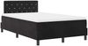 vidaXL Boxspringbett mit Matratze Schwarz 120 x 200 cm Samt 3339100 Bild 3