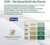 HANSKRUCHEN Daunendecke Pro Sleep - Wäremklasse:All Seasons - 200 x 200 cm - 3,420 kg Bild 5