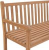 vidaXL Garten-Eckbank 185x185x90 cm Massivholz Teak 316625 Bild 4
