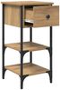 vidaXL Nachttisch mit Schubladen Braun 33,5 x 36 x 70 cm Holzwerkstoff 871238 Bild 5