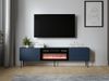 TV-Lowboard Rafael 200 EF mit Kamin (Farbe: Indigo) Bild 2