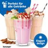 KONZEPT Gläser-Set Wassergläser Set 6-teilig, Große Gläser, 410ml, Trinkgläser Set, - ideal für Saft, Eiskaffee Cocktails, Latte Macchiato Bild 4