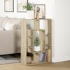vidaXL Bücherregal Sonoma-Eiche 63x20x90 cm Holzwerkstoff 858140 Bild 4