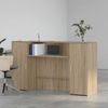 vidaXL Empfangstheke Sonoma-Eiche 180x50x103,5 cm Holzwerkstoff 3324207 Bild 3