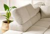 KAWOLA Sofa NEVADA Ecksofa Feincord beige Recamiere links 70 x 215 x 319 cm Bild 4