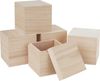 VBS Aufbewahrungsbox Holzbox Würfel, 8 cm x 8 cm x 8 cm 5er-Pack Bild 1