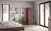 AX LIVING Schlafzimmer Schrank Storicos 1T3S Eiche Lefkas 59,9cm breit Bild 2