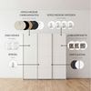 OTTO home Kleiderschrank Mehrzweckschrank Aktenschrank Möbel Mietswohnung Schlafzimmer KOLUNA (3 Ausstattungen BASIC/CLASSIC/PREMIUM (inkl. SOFT-CLOSE-FUNKTION) Breiten 203/271/315/360 cm Höhen 210/229 Glas-Front MADE IN GERMANY Bild 3