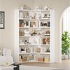 Homfa Bücherregal Eckregal Standregal Eck-Bücherregal, mit 6 Ebenen aus Holz, 90x90x190,5cm Bild 3