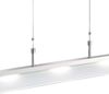 LED Hängeleuchte, Stahl, Glas satiniert, dimmbar, L 110 cm Bild 3