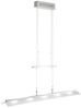 LED Hängeleuchte, Stahl, Glas satiniert, dimmbar, L 110 cm Bild 1