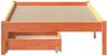 vidaXL Massivholzbett ohne Matratze Wachsbraun 90x190 cm Kiefernholz 3301447 Bild 3