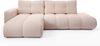 AX LIVING Ecksofa mit Schlaffunktion Hosio, 288 cm, hellcreme-rosa Polsterung Links Bild 2