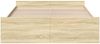 vidaXL Bettgestell mit Schubladen Sonoma-Eiche 140x200cm Holzwerkstoff 3280295 Bild 4