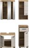 Badezimmer-Set >Scout< in Evoak Oak / Kaschmir - 112x191x34cm (BxHxT) Bild 3