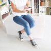 Relaxdays Sitzbank mit Stauraum Kunstleder Bild 3